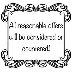 All reasonable offers will be considered/countered
